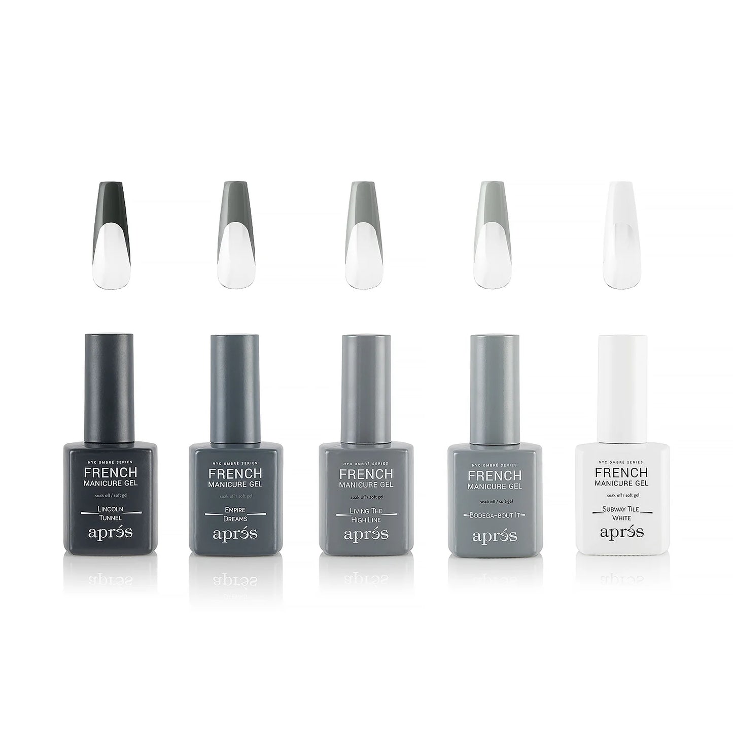 French Manicure Gel New York Ombre Set