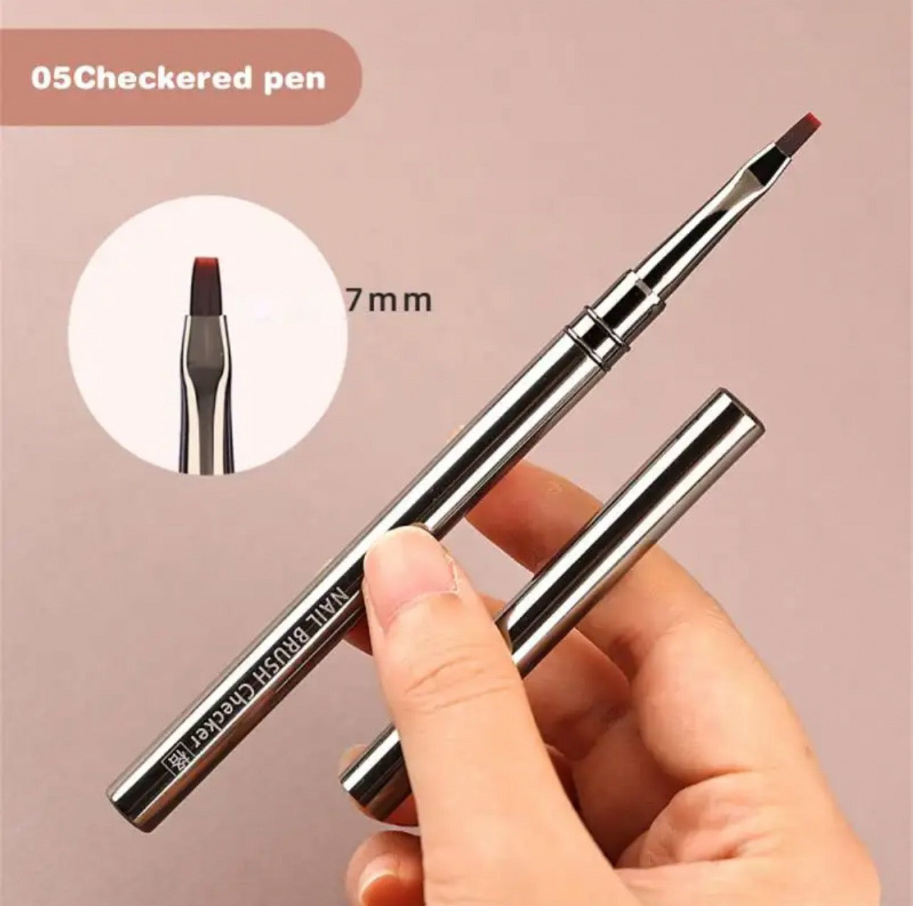 Gun Metal Nail Brush