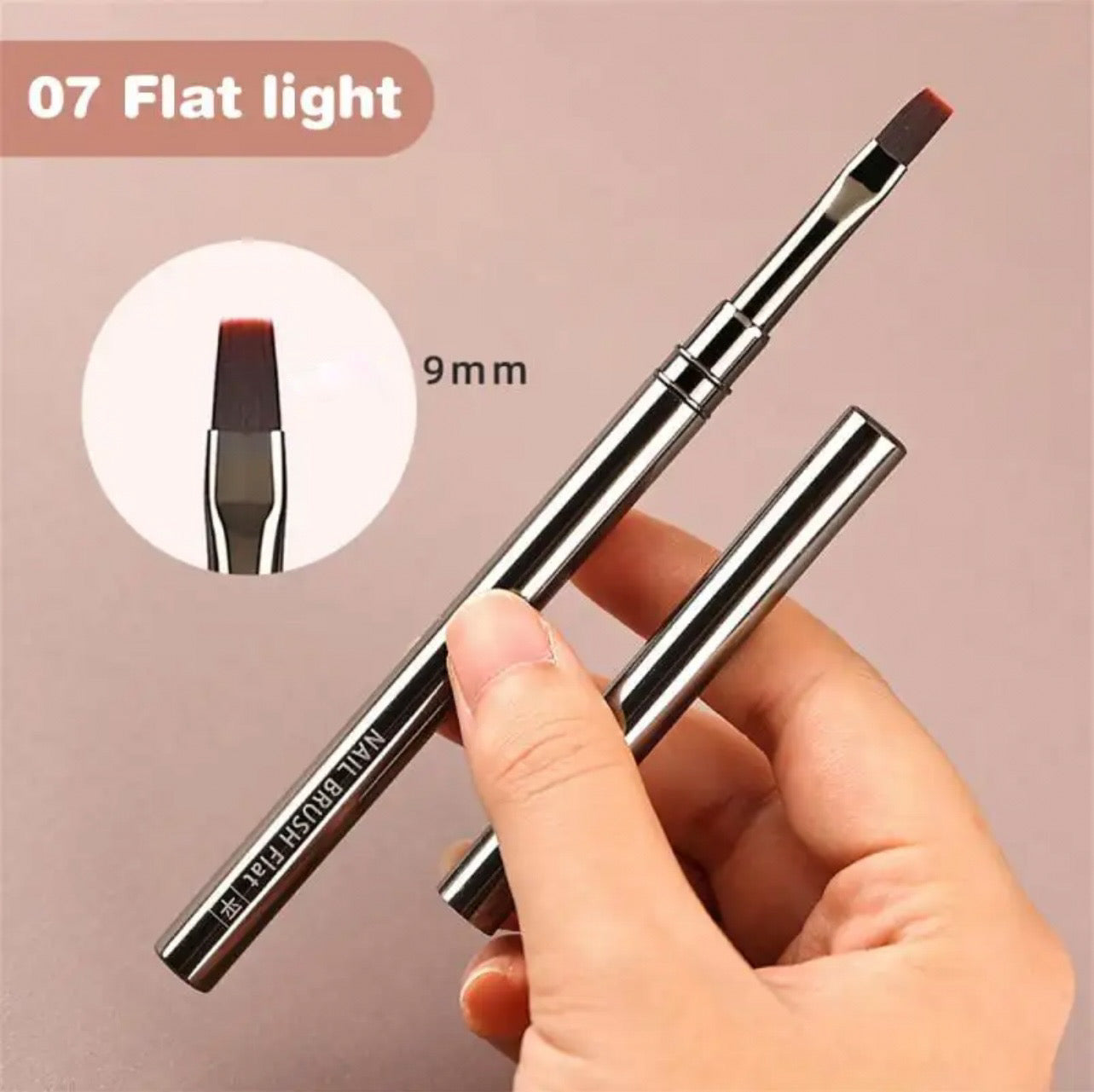Gun Metal Nail Brush