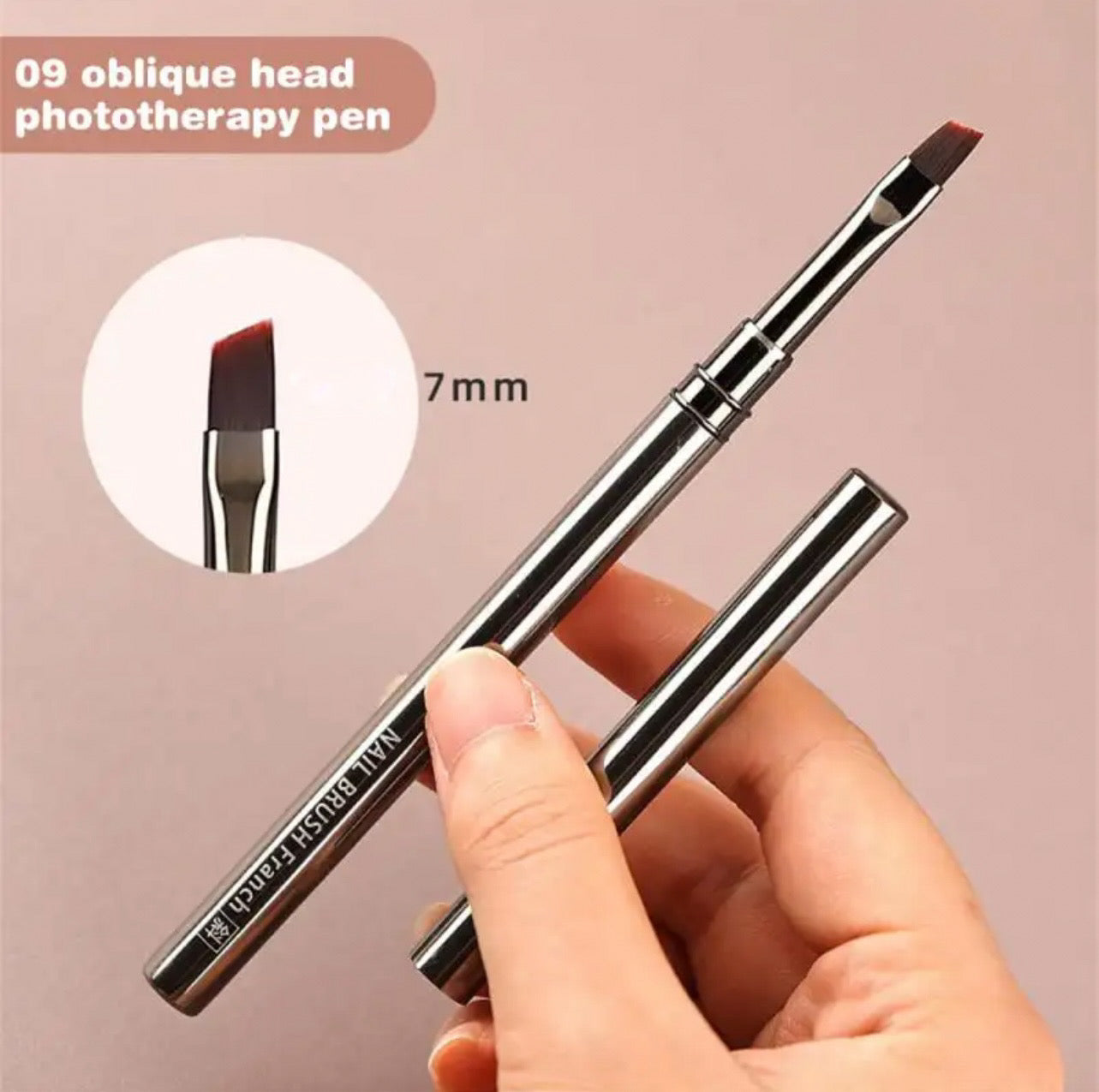 Gun Metal Nail Brush