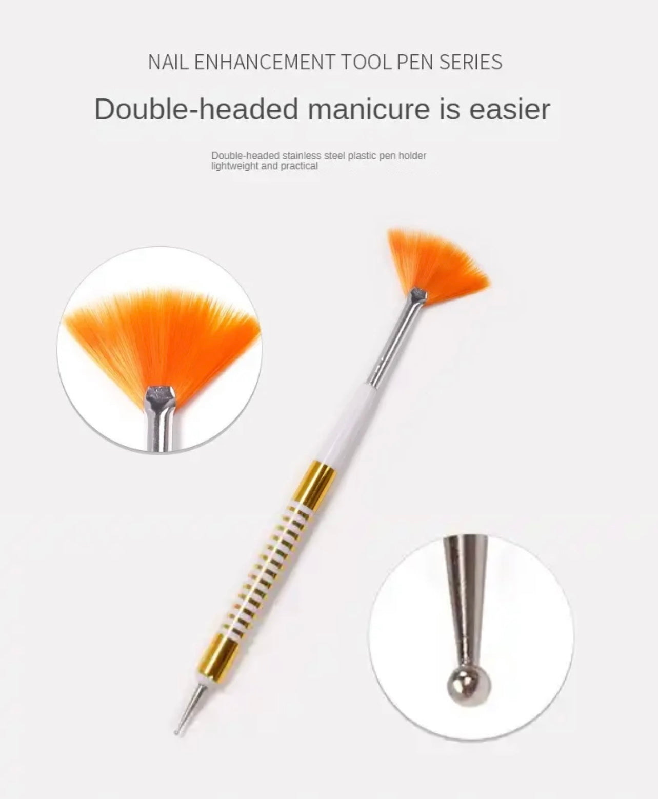 5 pieces duo ended brush/dotting tool