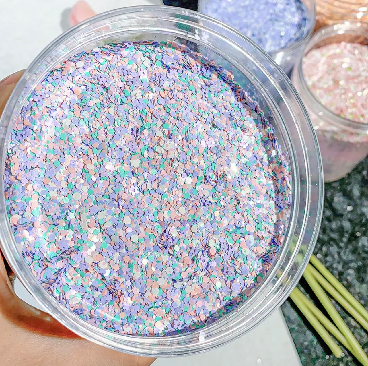 Sakura Spring Flower Glitter