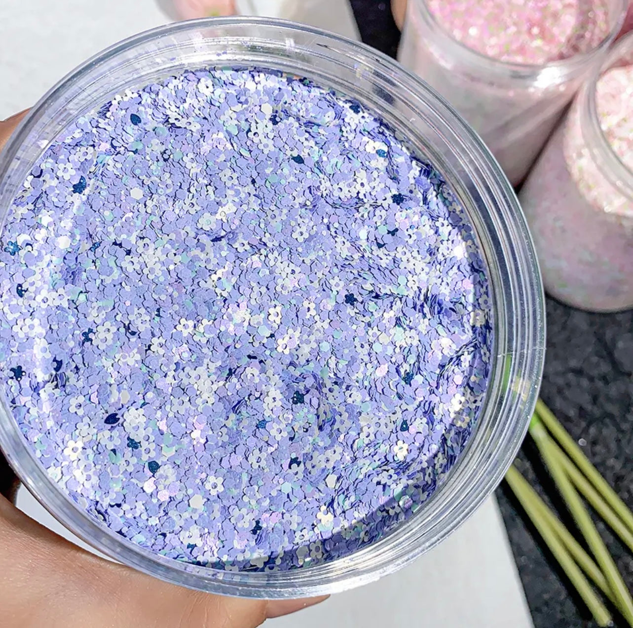 Sakura Spring Flower Glitter