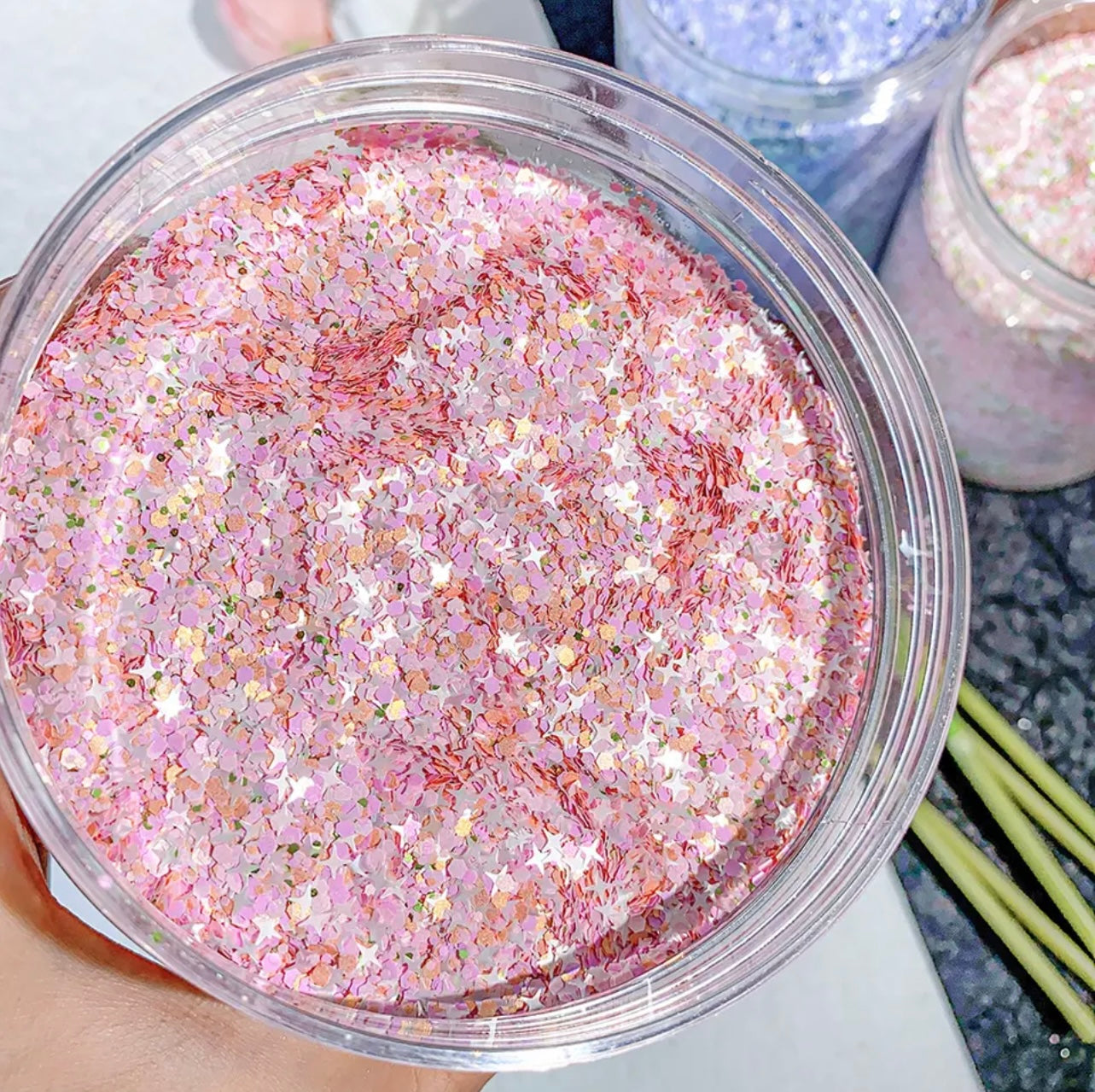 Sakura Spring Flower Glitter