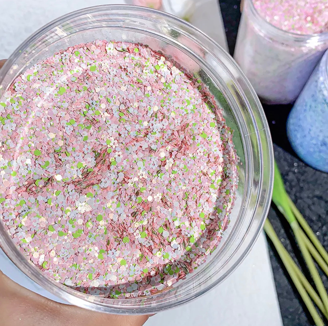 Sakura Spring Flower Glitter