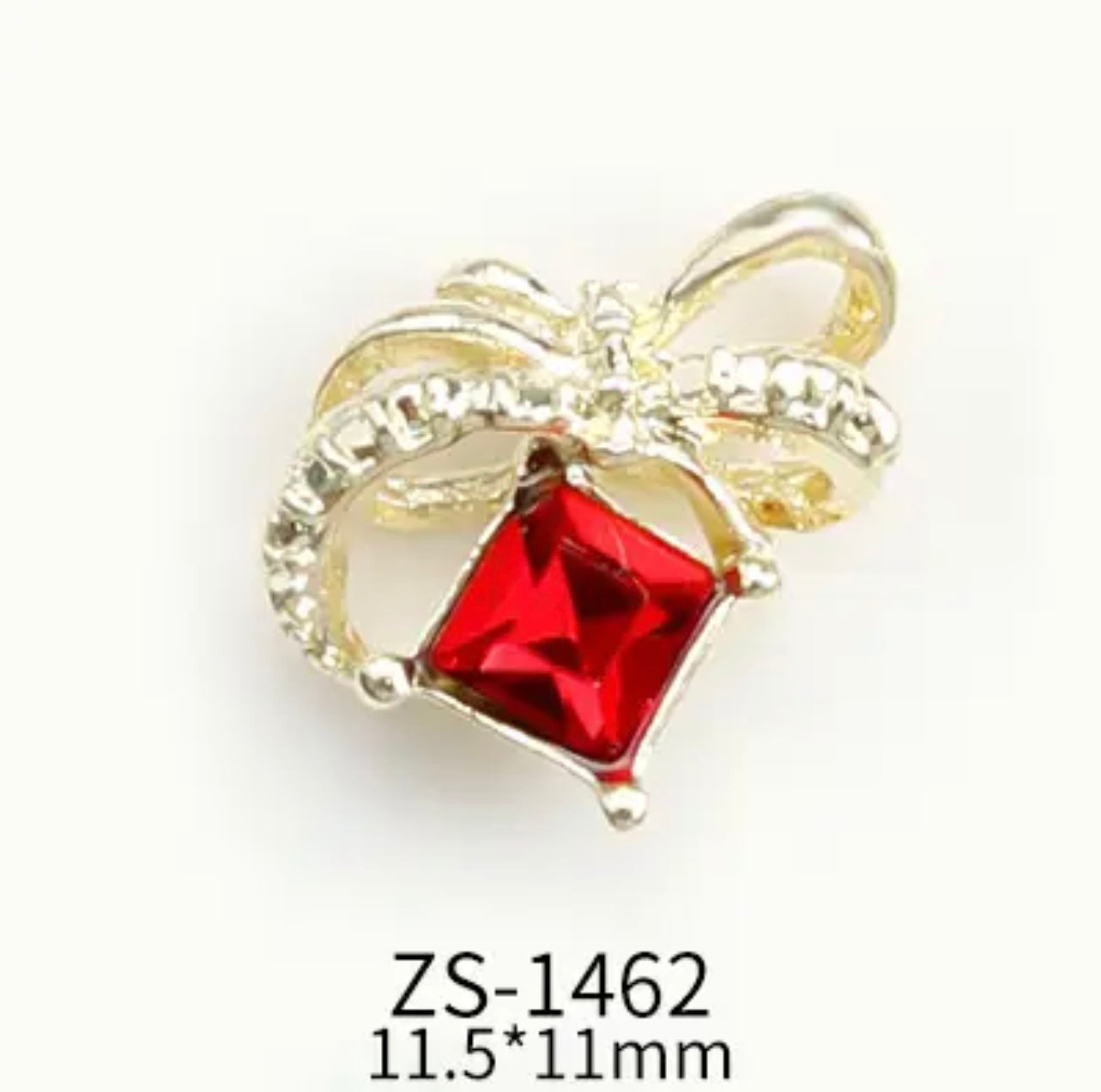 Bow with Cube Rhinestone