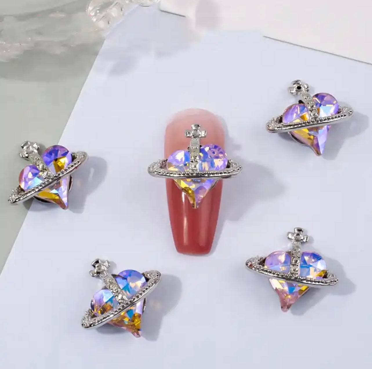 Rhinestone Heart Planet