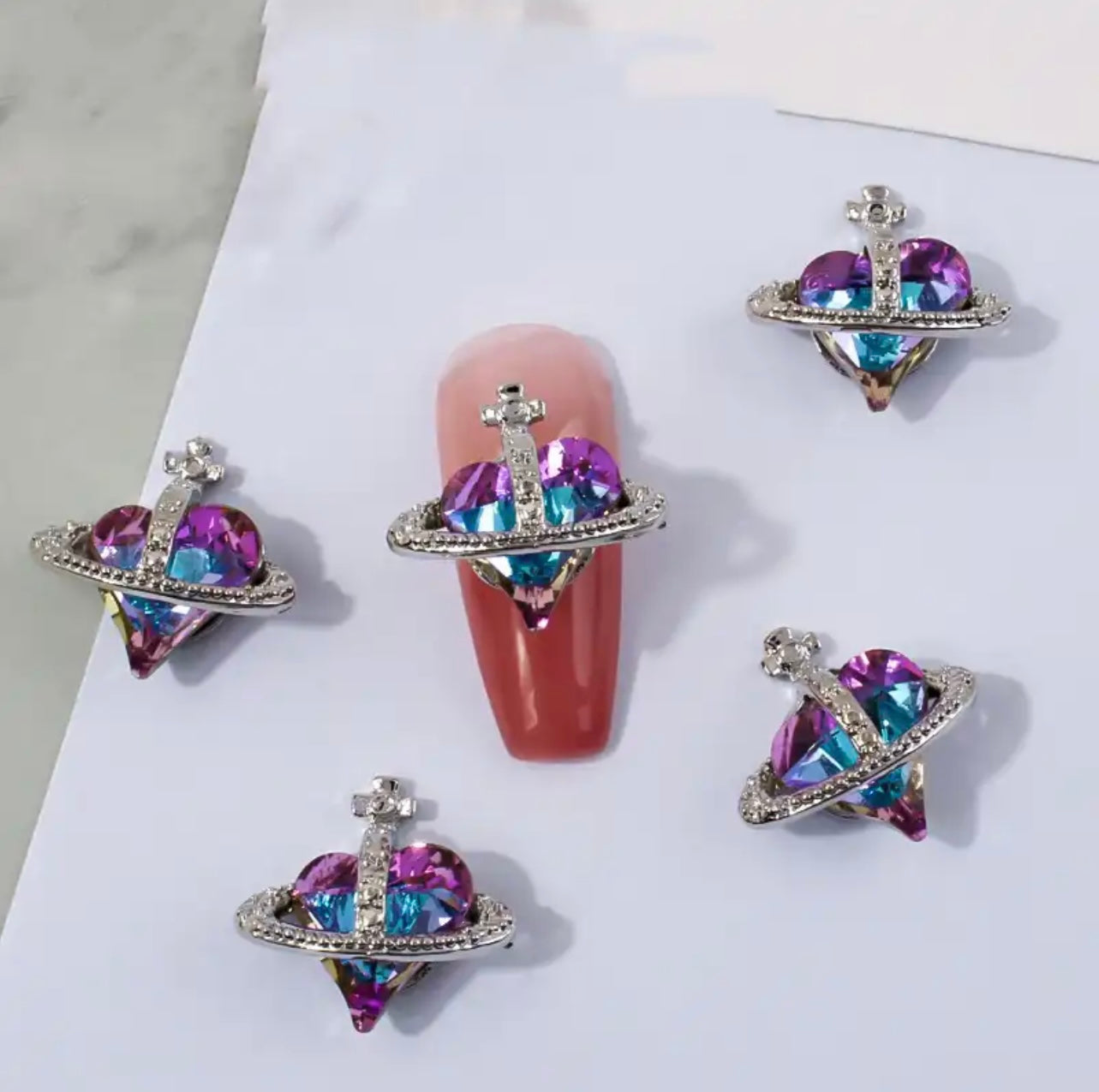 Rhinestone Heart Planet