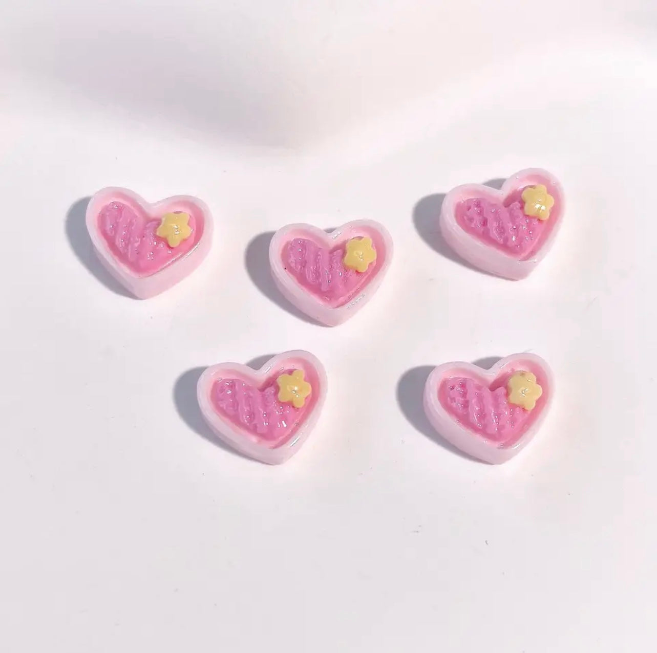 Pink star and Hearts