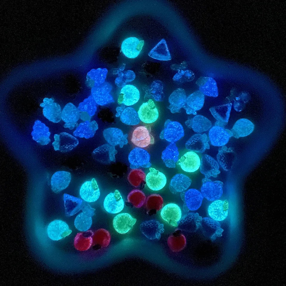Assorted fruits *Glow in the Dark*