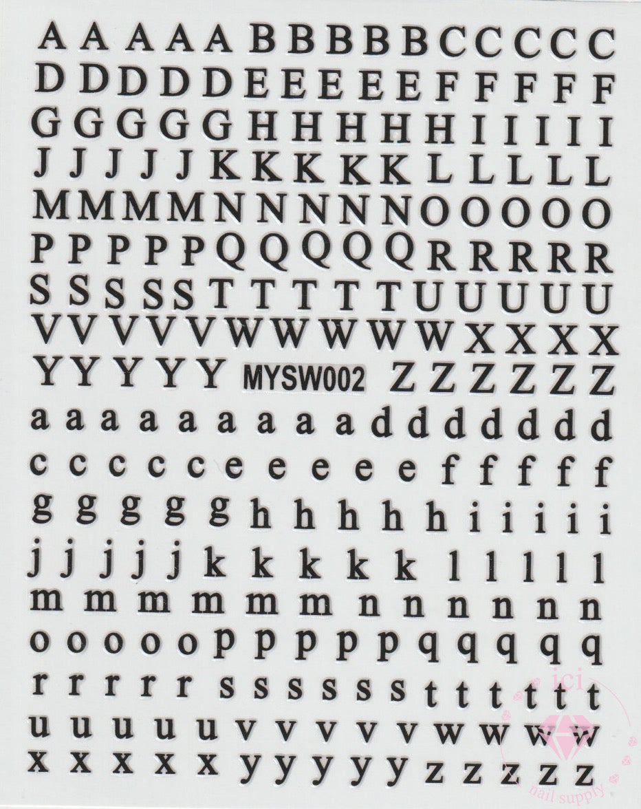 Alphabet Letters
