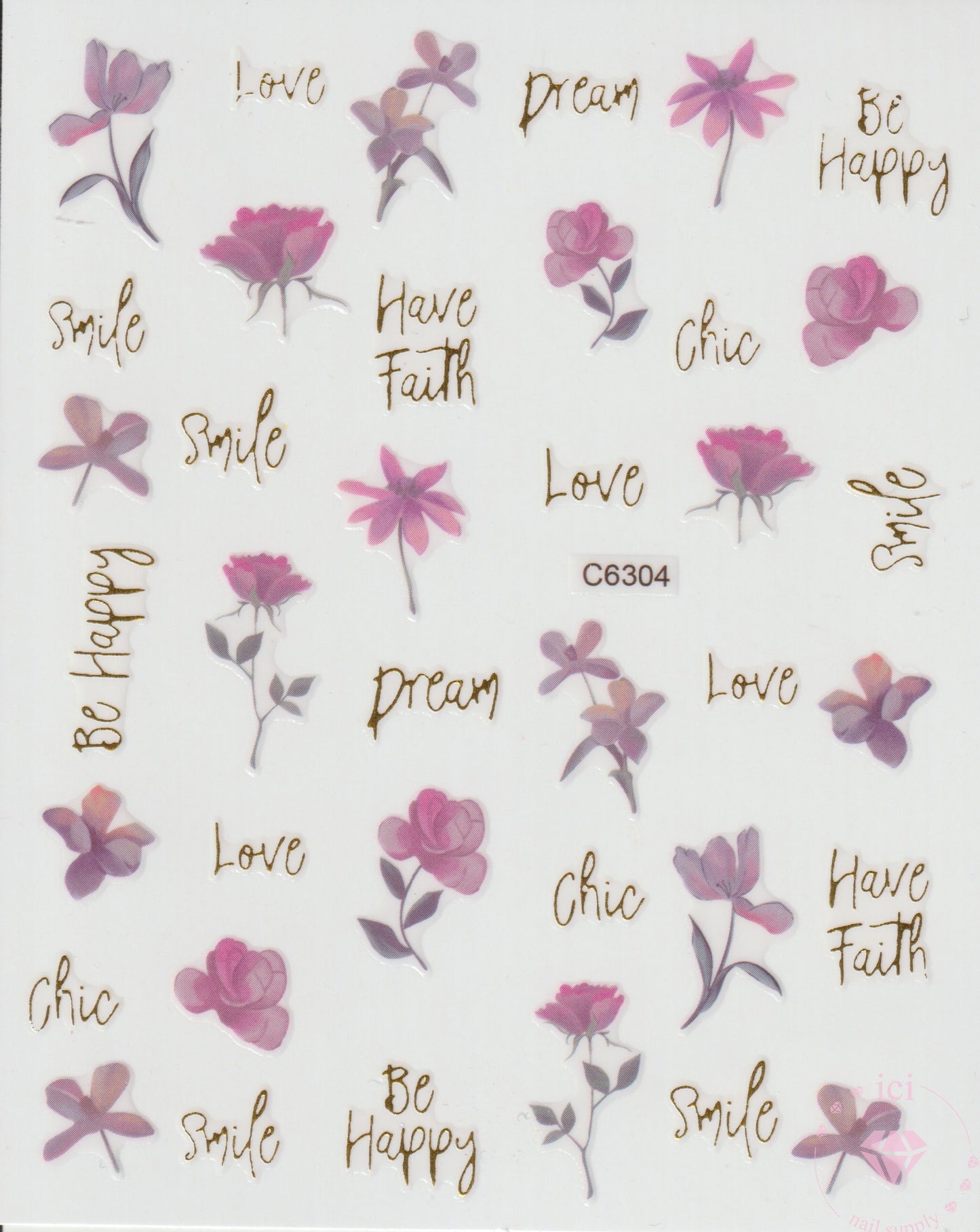 Happy Purple Flowers