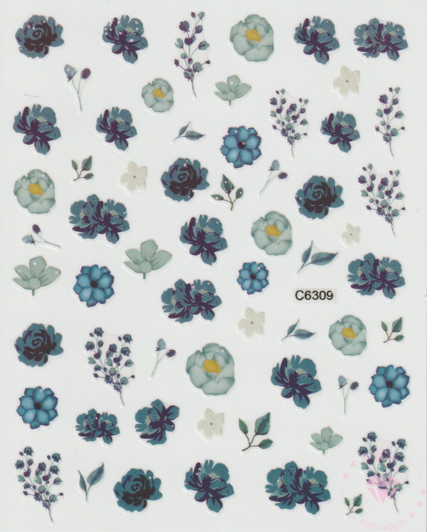 Assorted Blue Flowers