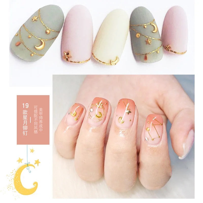 12-Styles Assorted Nail Rivets