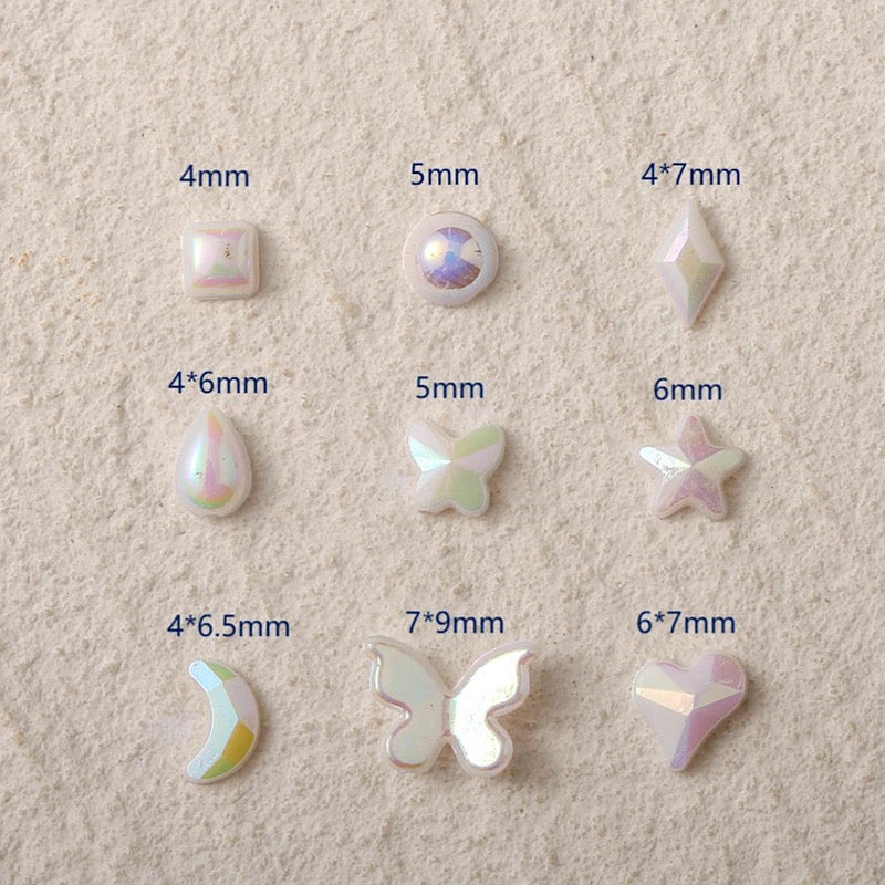 Flatback Pearlescent Mix Shaped Rhinestone
