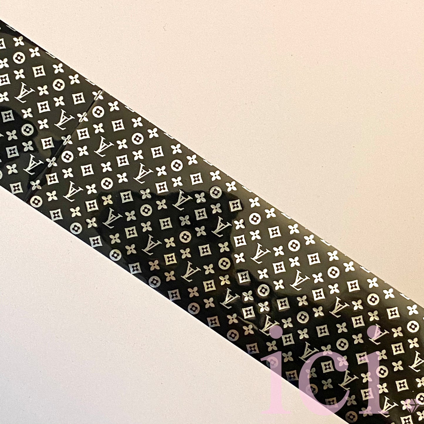 Black and Silver LV Transfer Foil