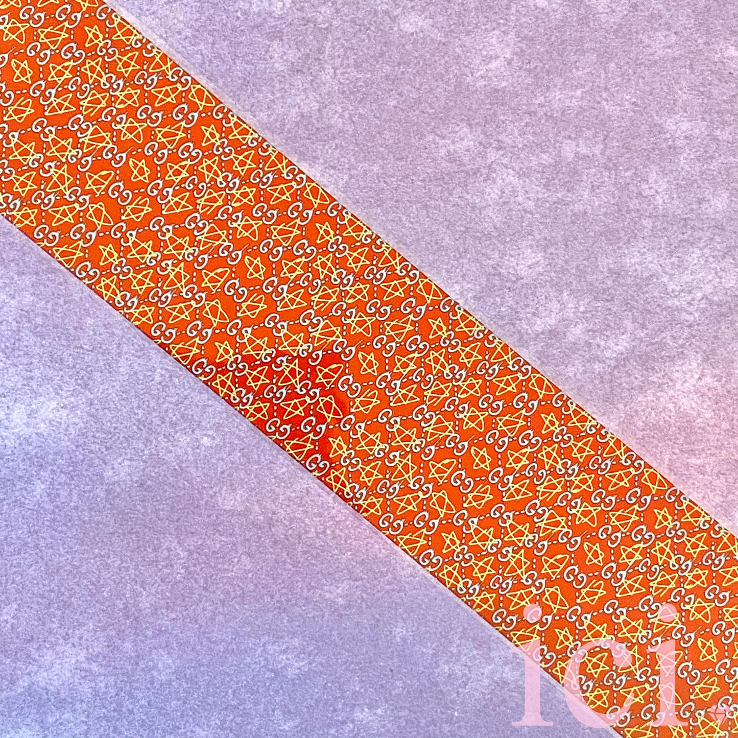 GG Star Pattern Transfer Foil - Red