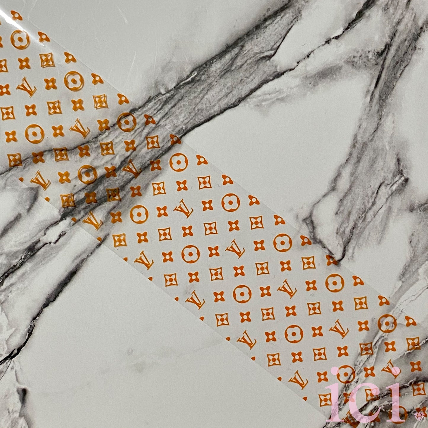 LV Print Transfer Foil - Orange