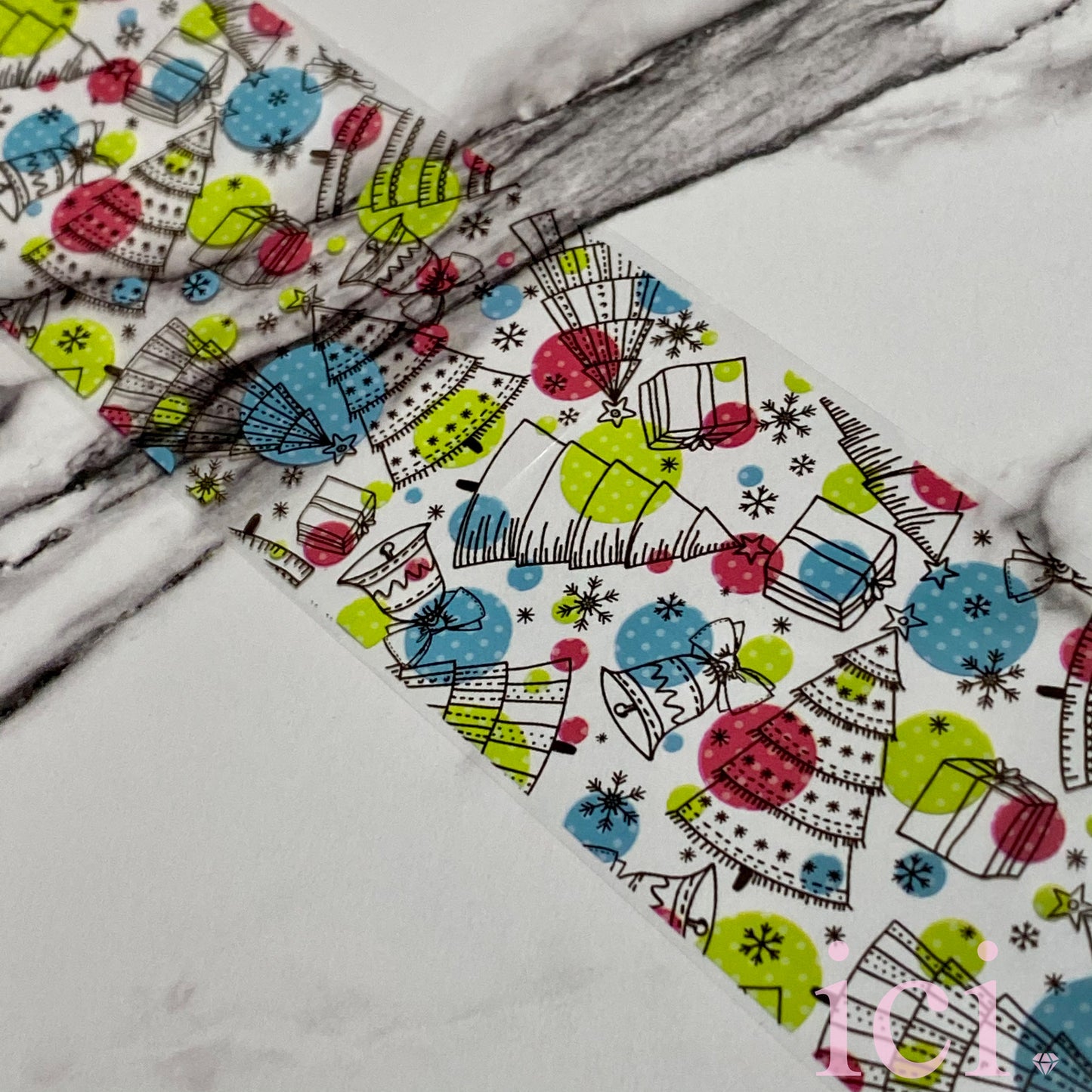 Cartoon Christmas Tree Transfer Foil
