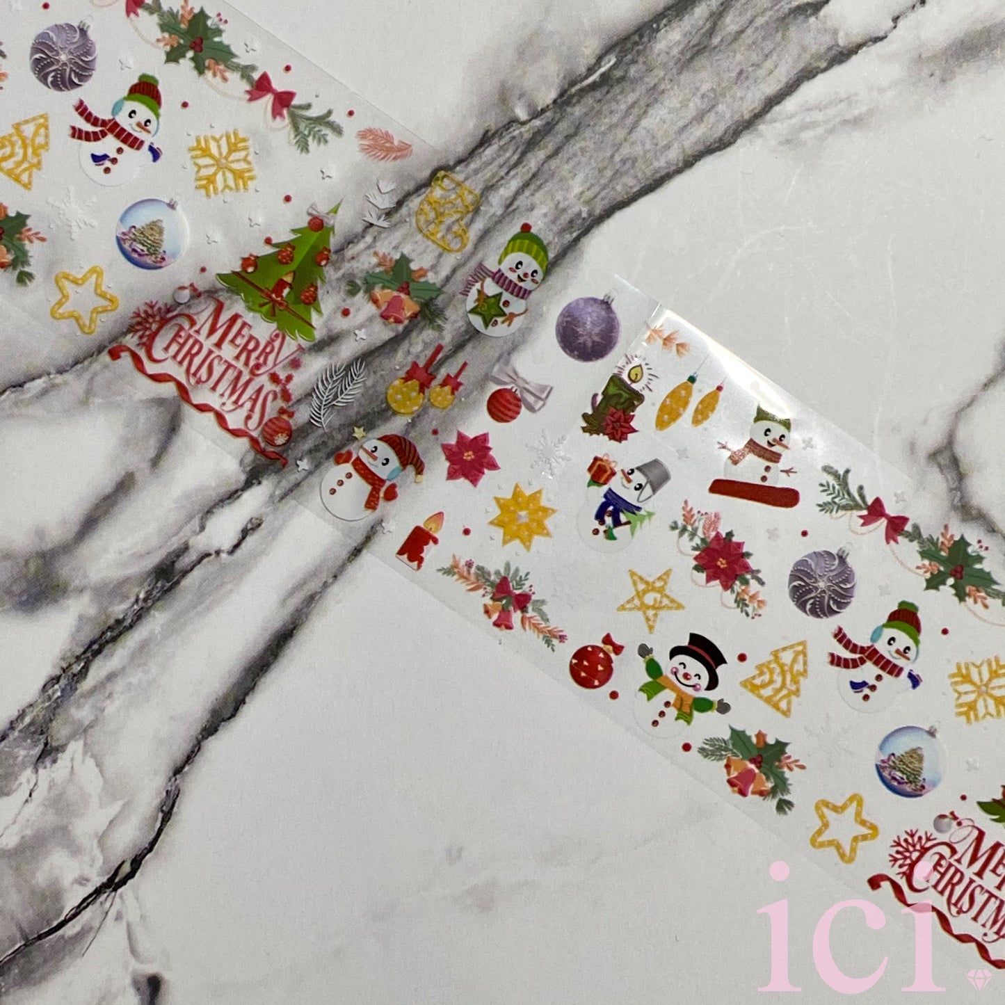 Cartoon Snowman Transfer Foil