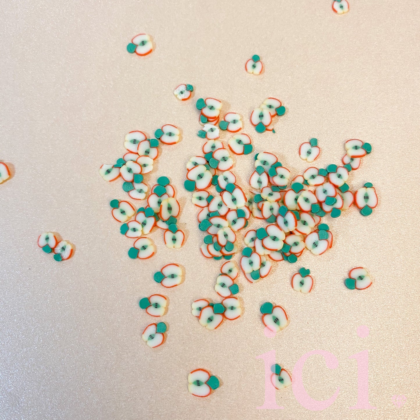 Apple Fimo Slices