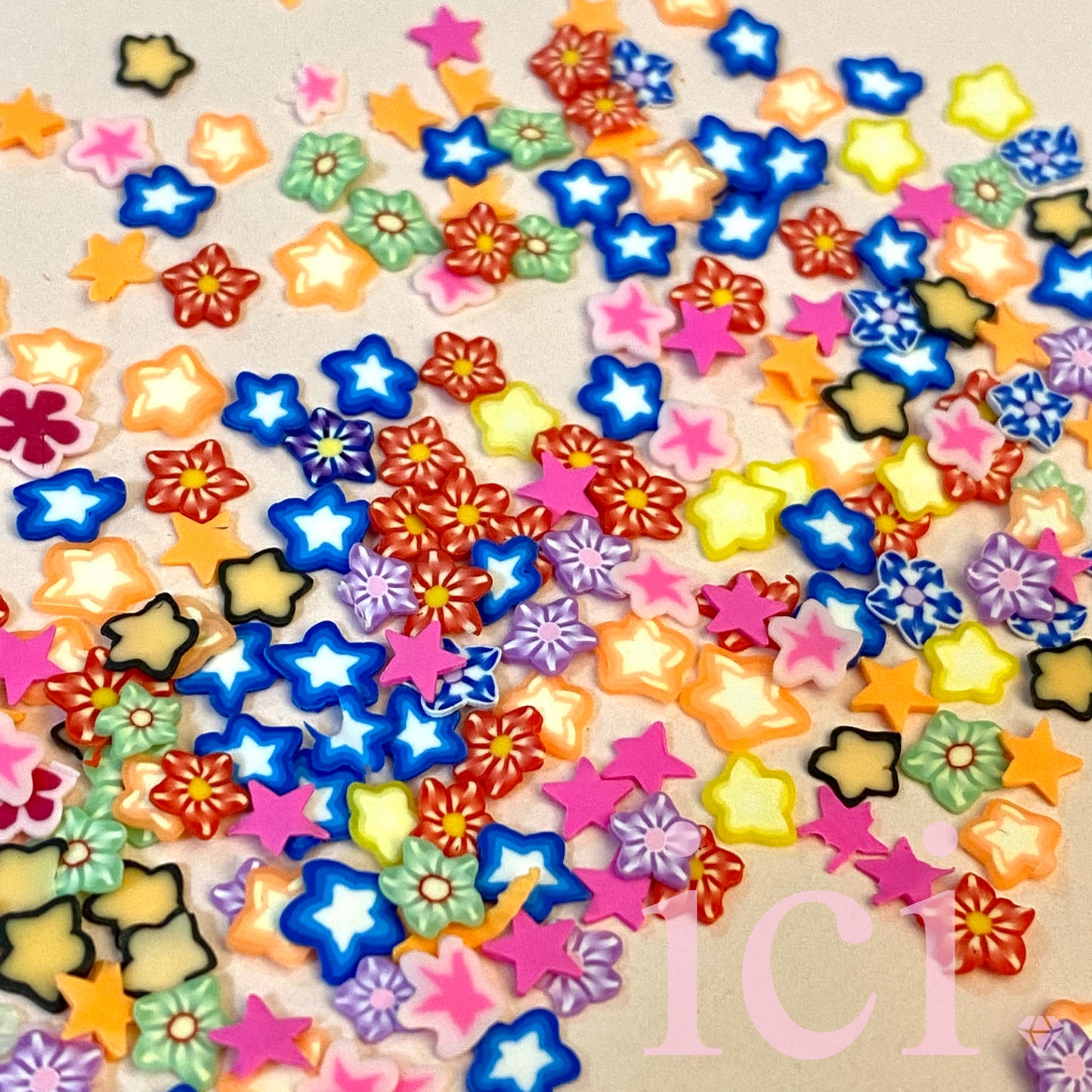 Stars Fimo Slices
