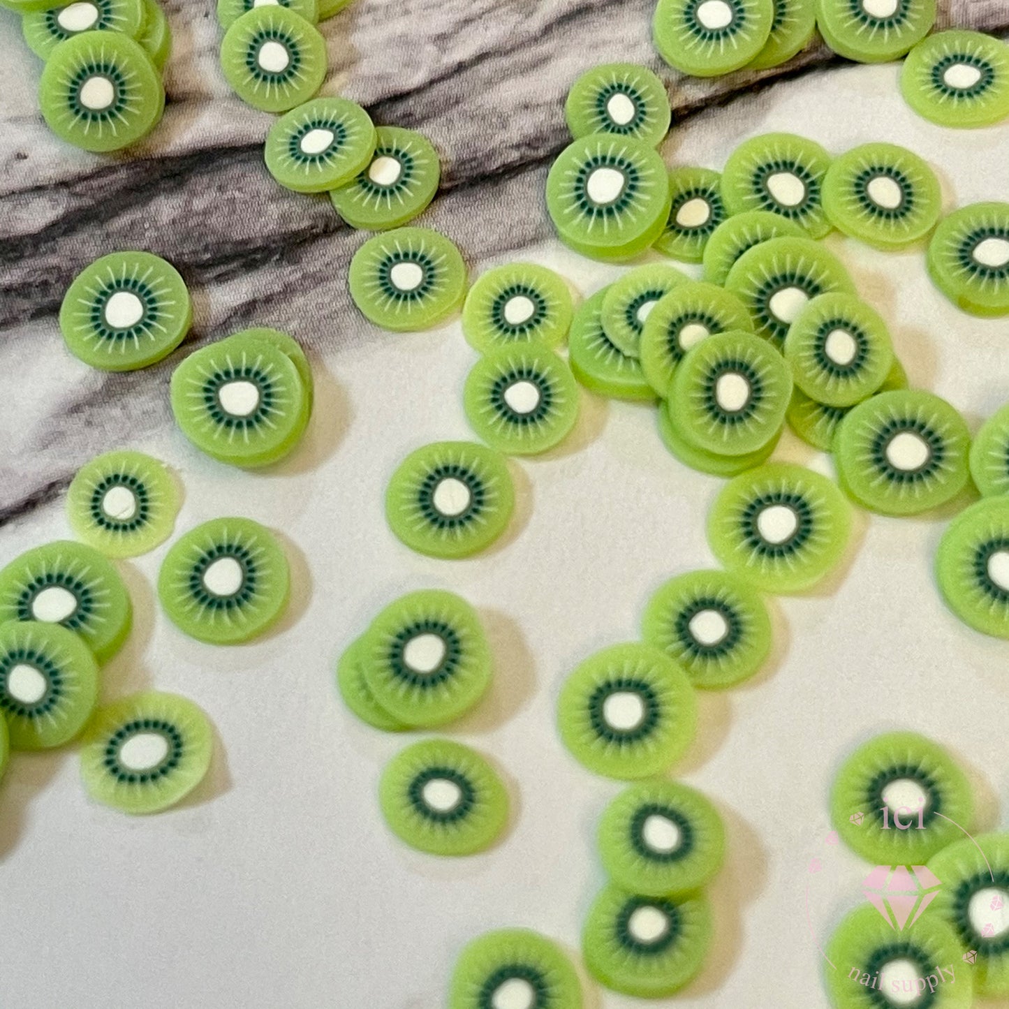 Kiwi Fimo Slices