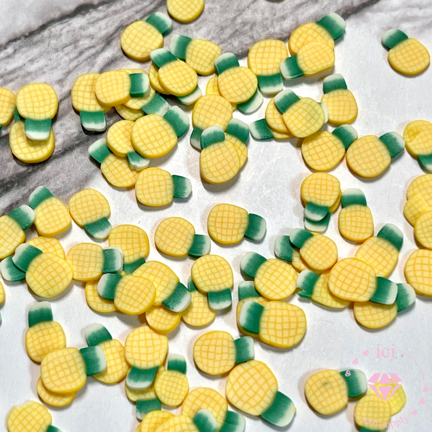 Pineapple Fimo Slices