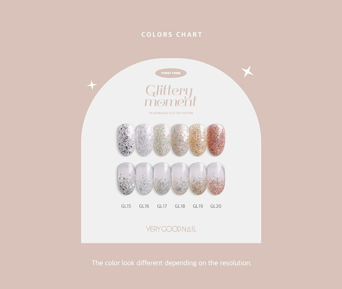 Glittery Moment - Silver and Gold