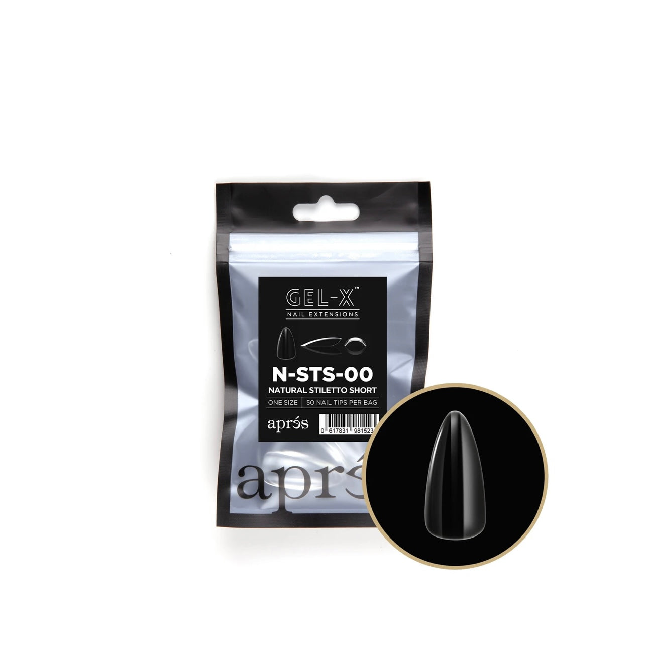 Natural Stiletto Short Refill Bags