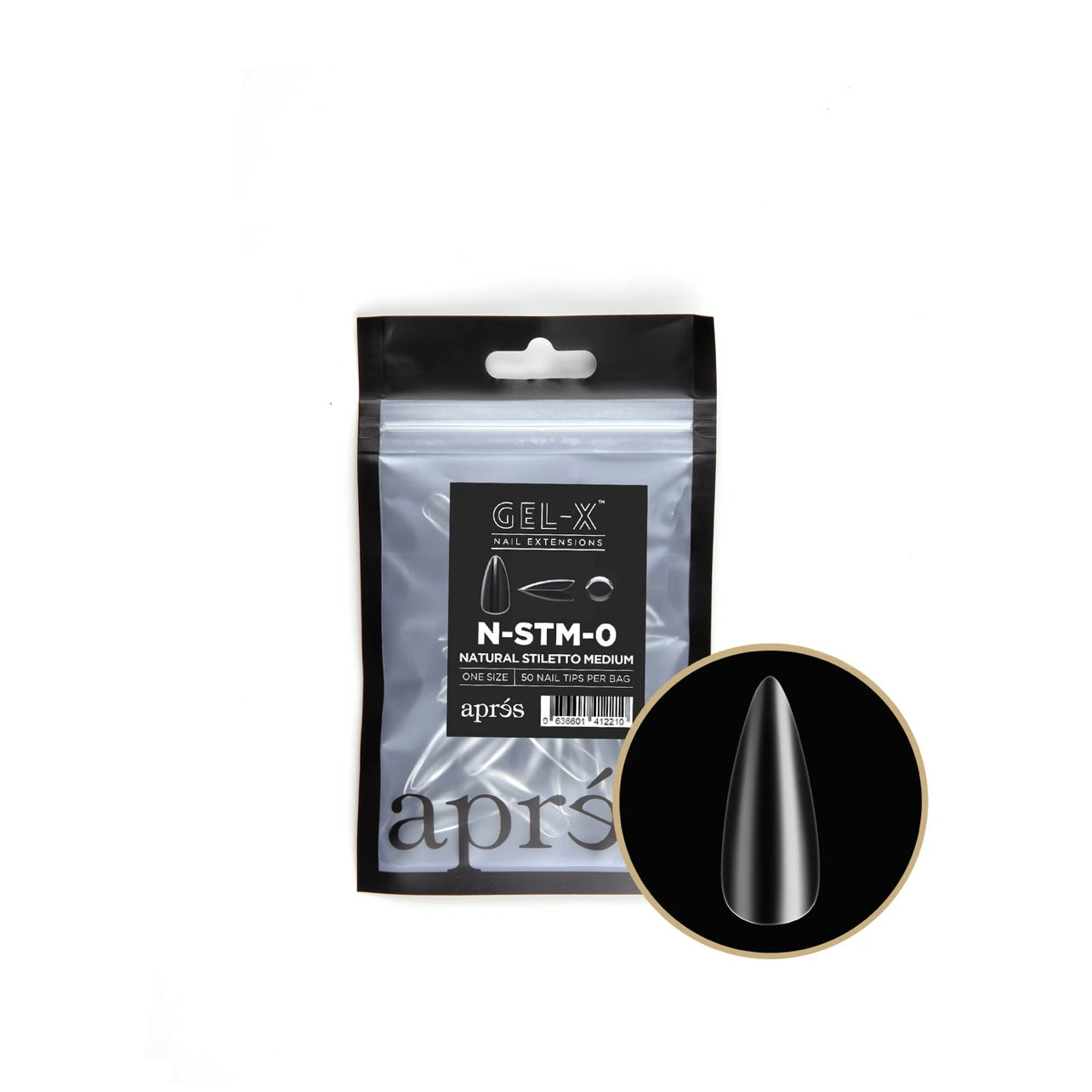 Natural Stiletto Medium Refill Bags