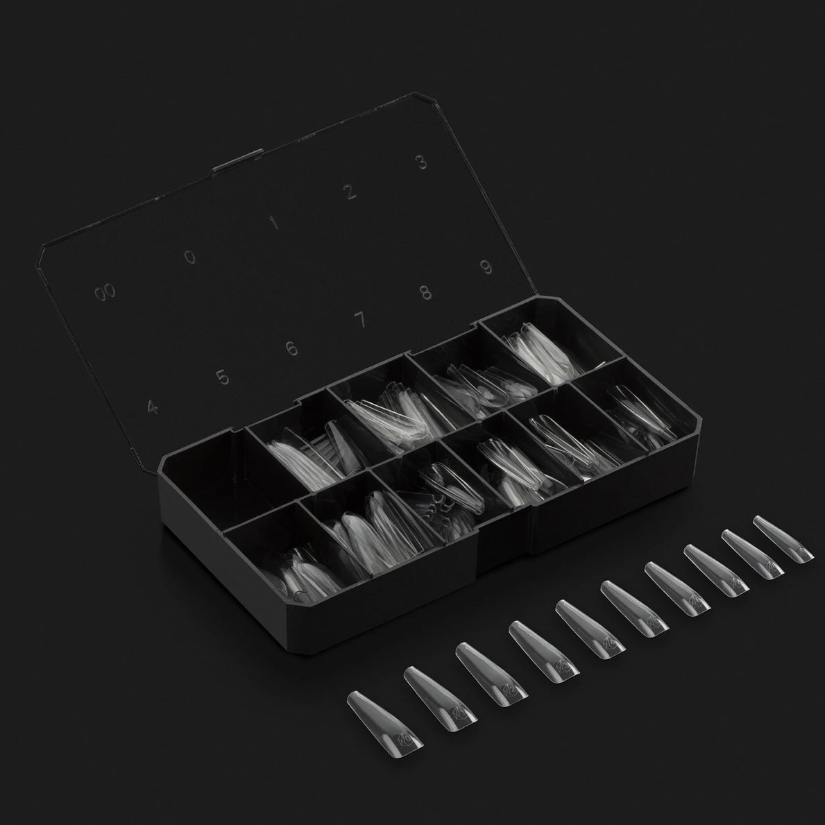 Sculpted Coffin Long Box of Tips