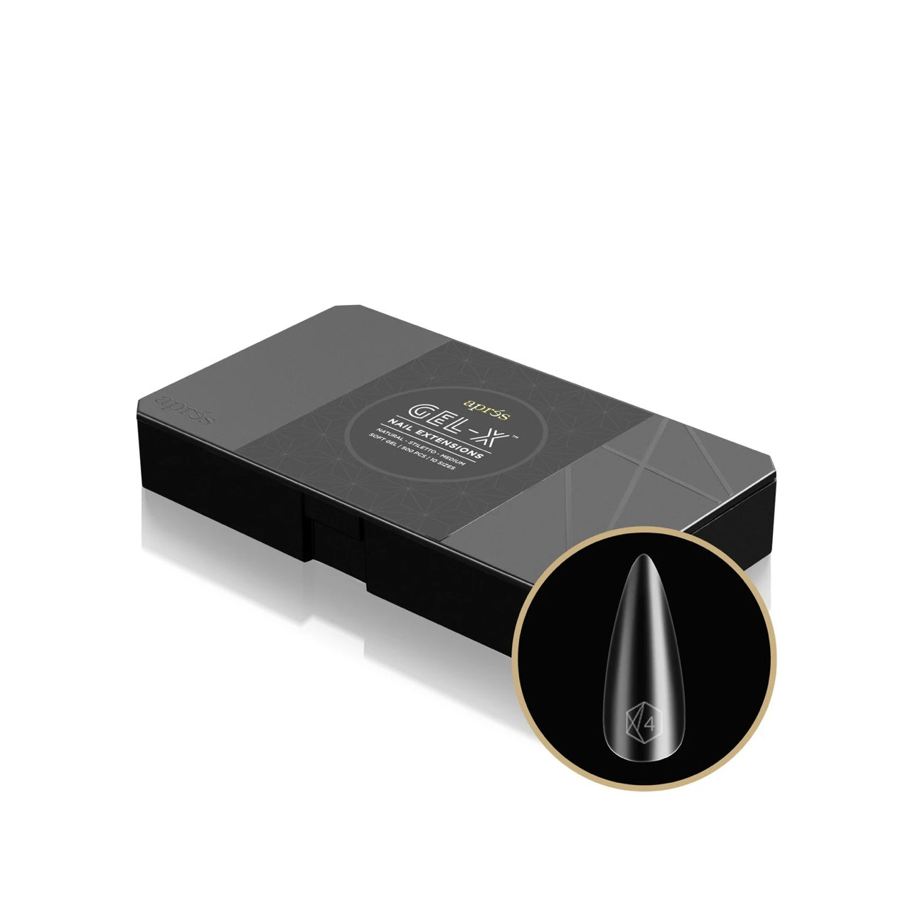 Natural Stiletto Medium Box of Tips