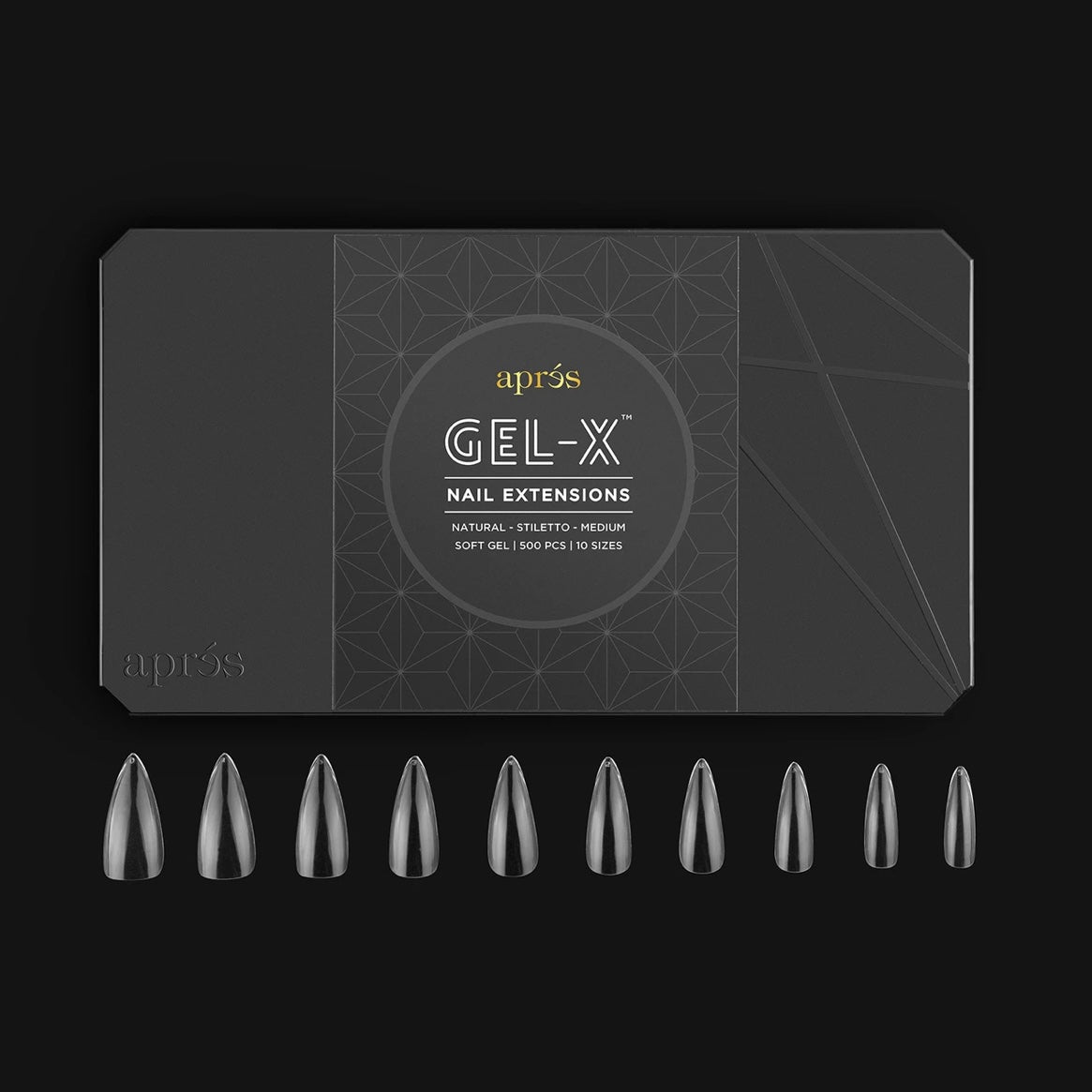 Natural Stiletto Medium Box of Tips