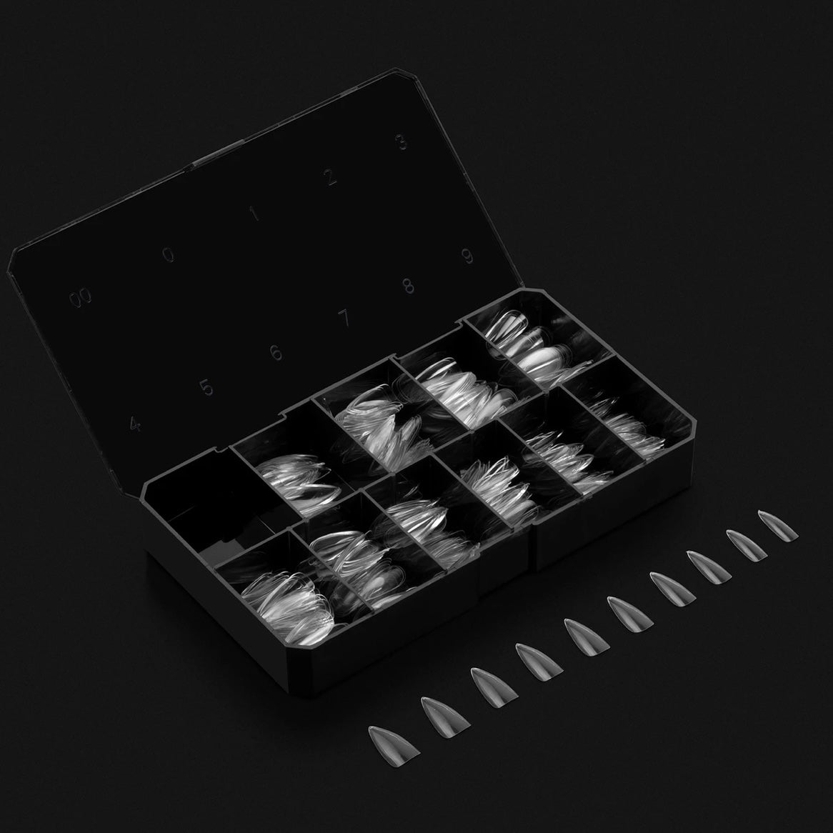Natural Stiletto Medium Box of Tips