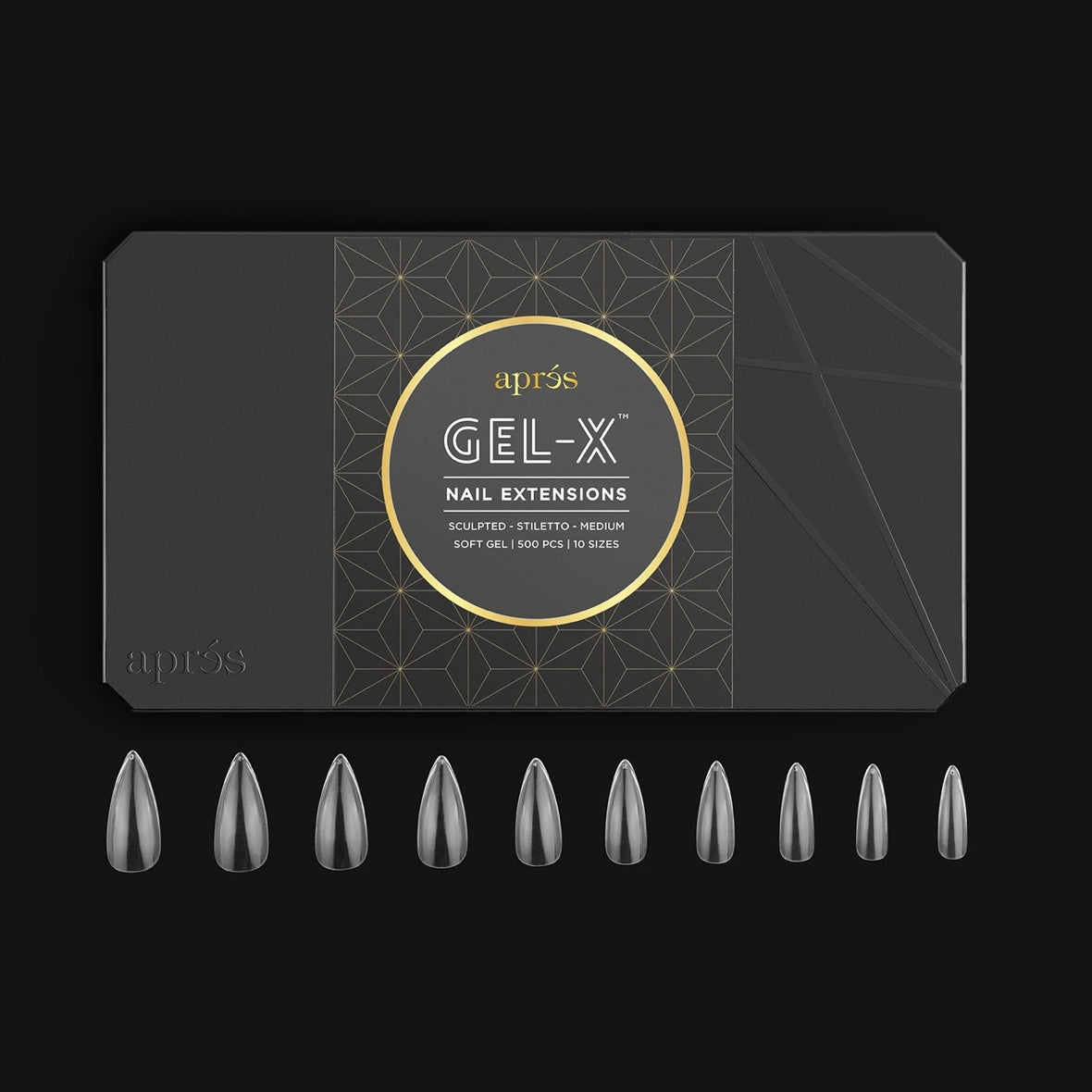 Sculpted Stiletto Medium Box of Tips