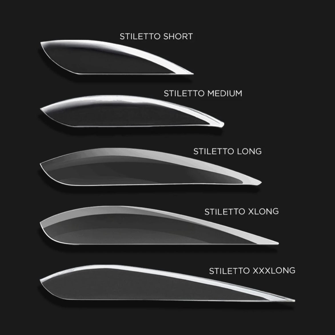 Natural Stiletto Long Box of Tips
