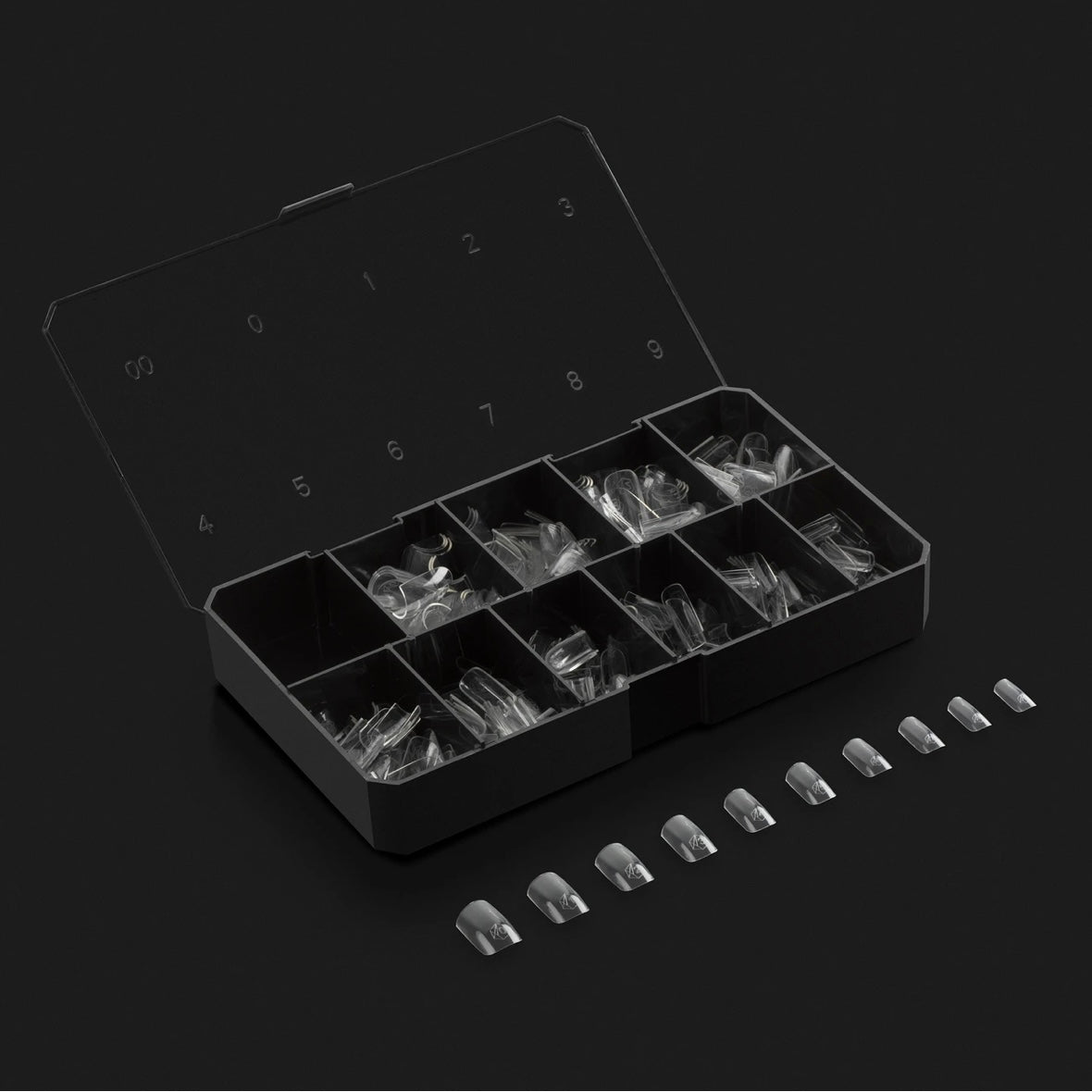 Sculpted Square Short Box of Tips