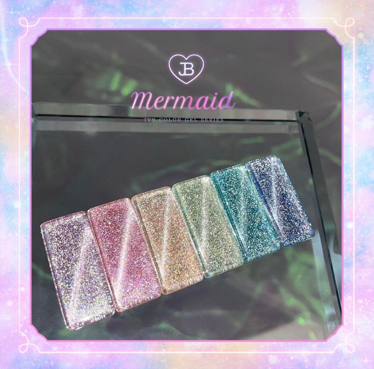 Mermaid (Reflective Gel + Magnet)