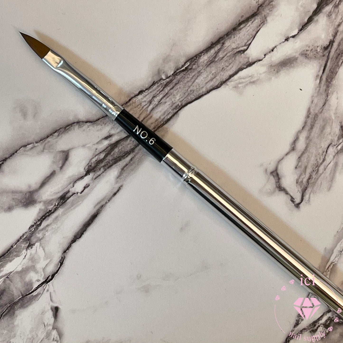 Acrylic Brushes - 6 pieces