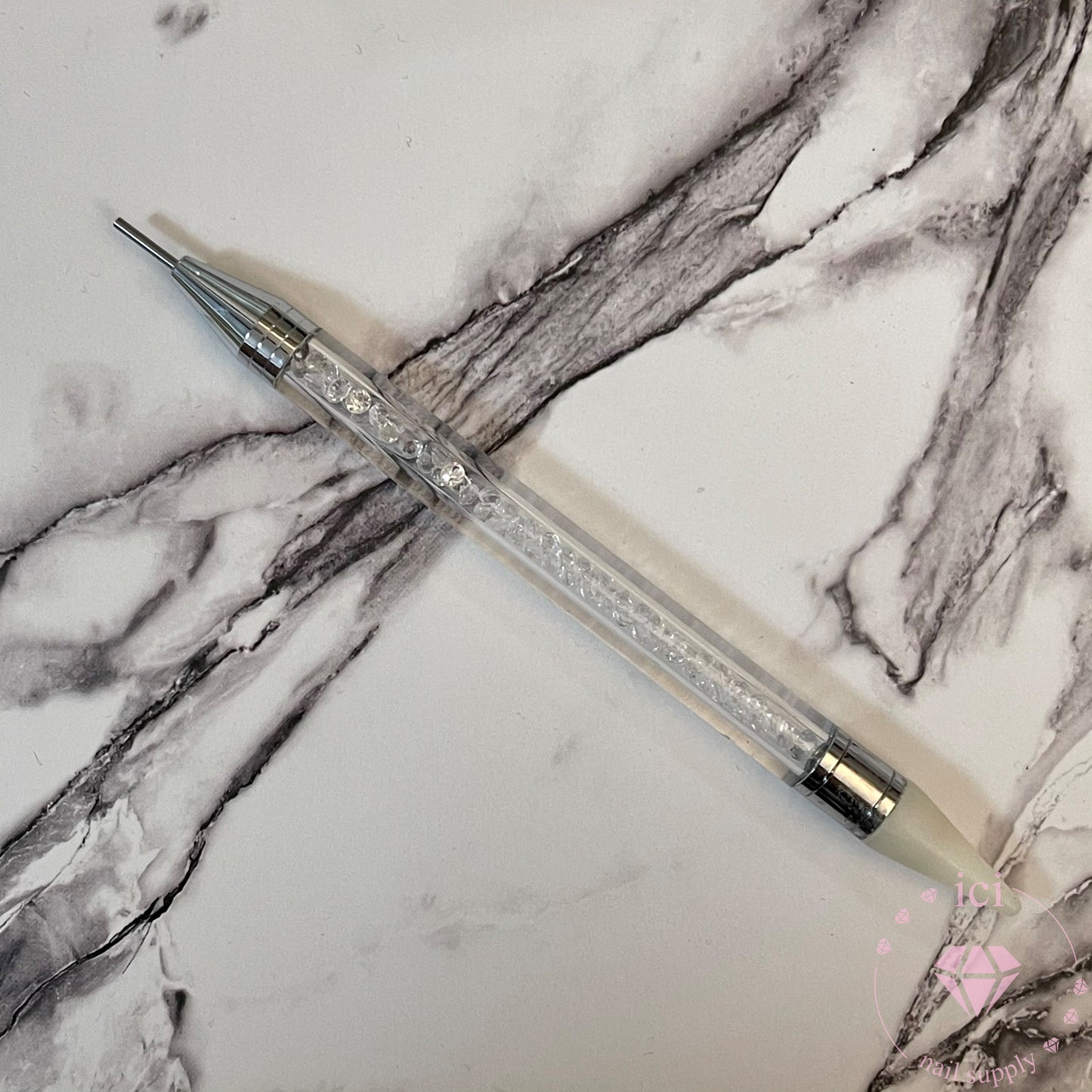 Rhinestone Wax Pen - White