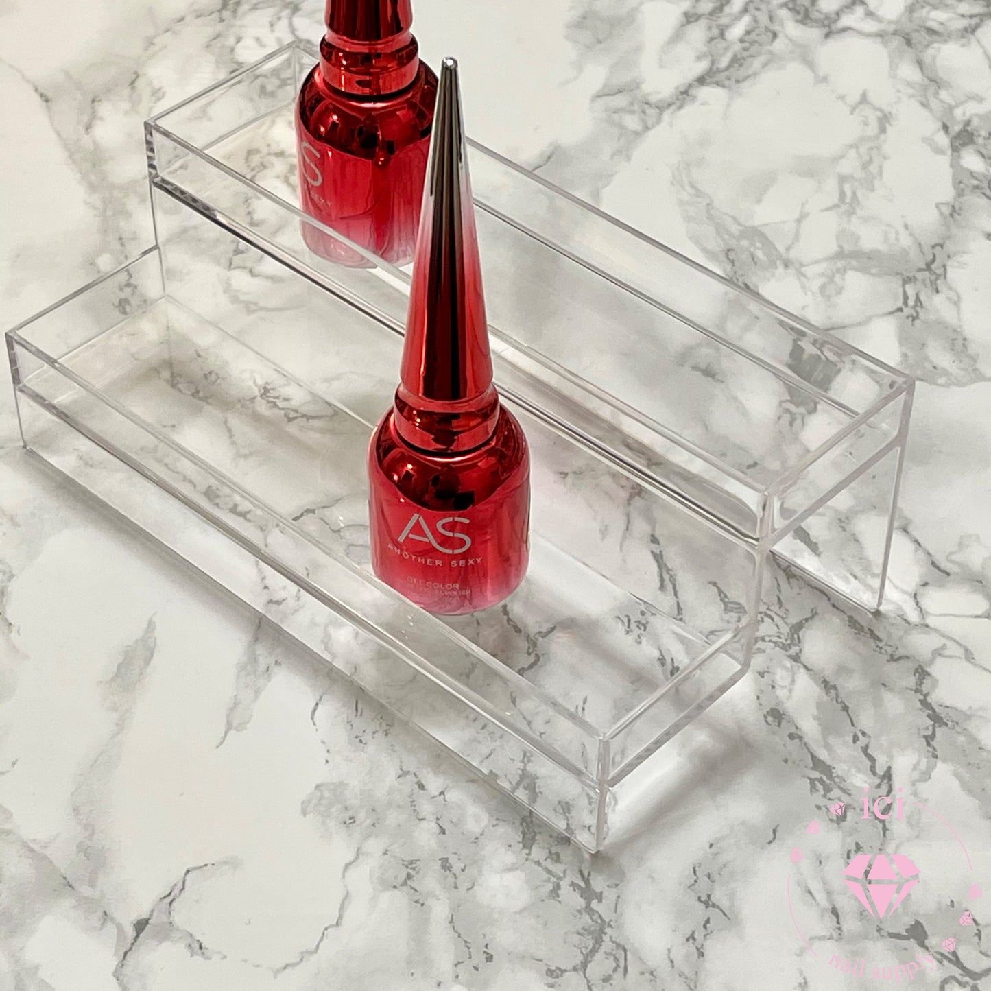 Acrylic nail polish display