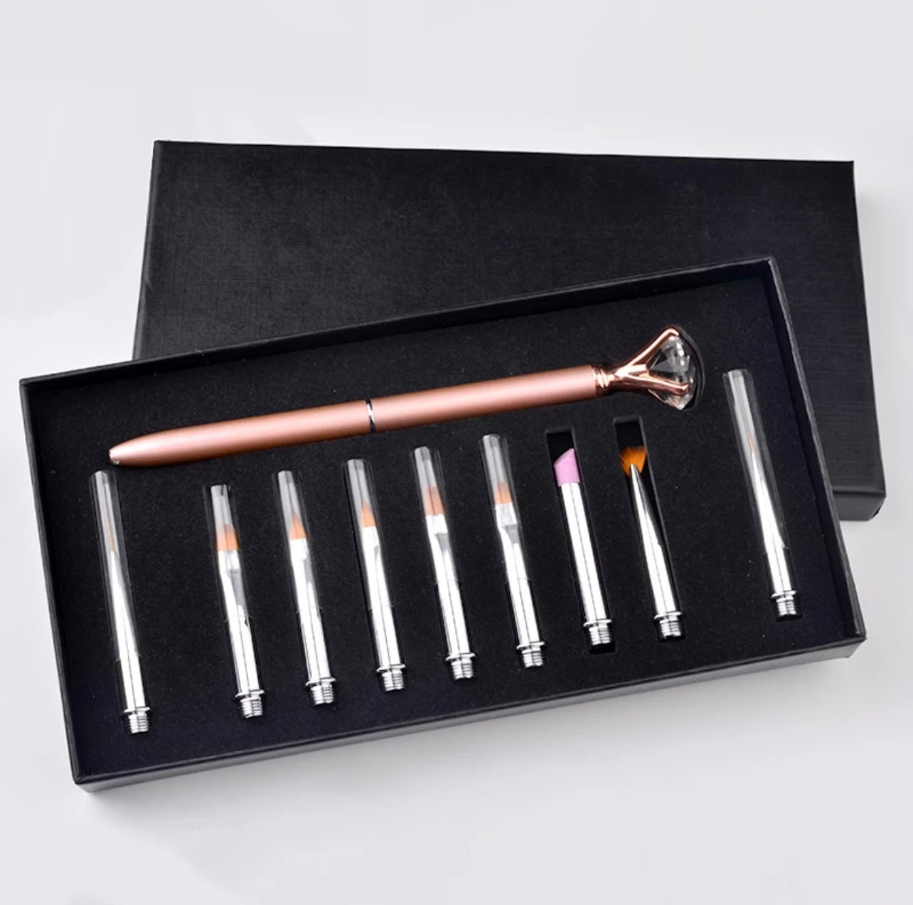 10 Pieces Diamond Brush Set