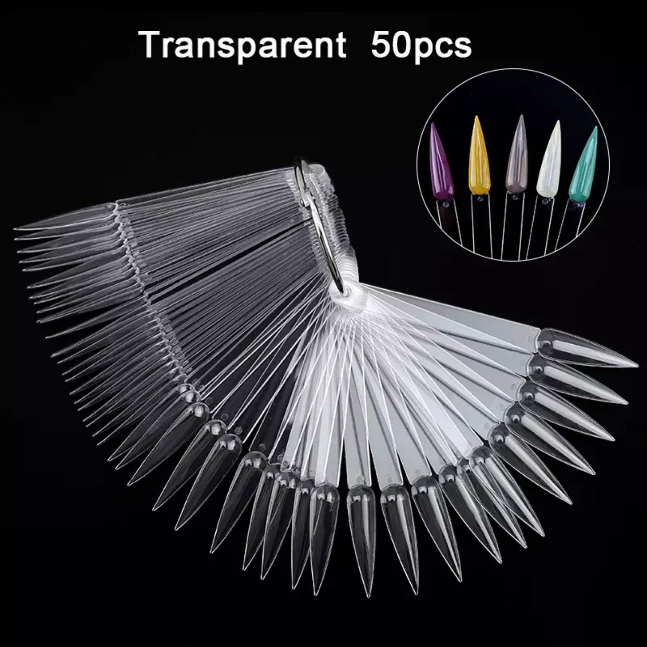 Nail Swatch Tips - Stiletto