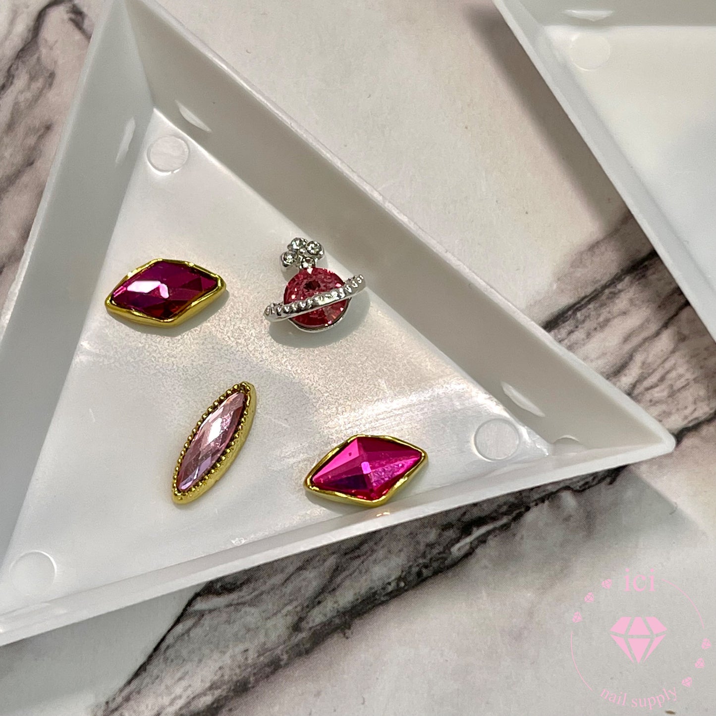 Triangle Rhinestone Tray