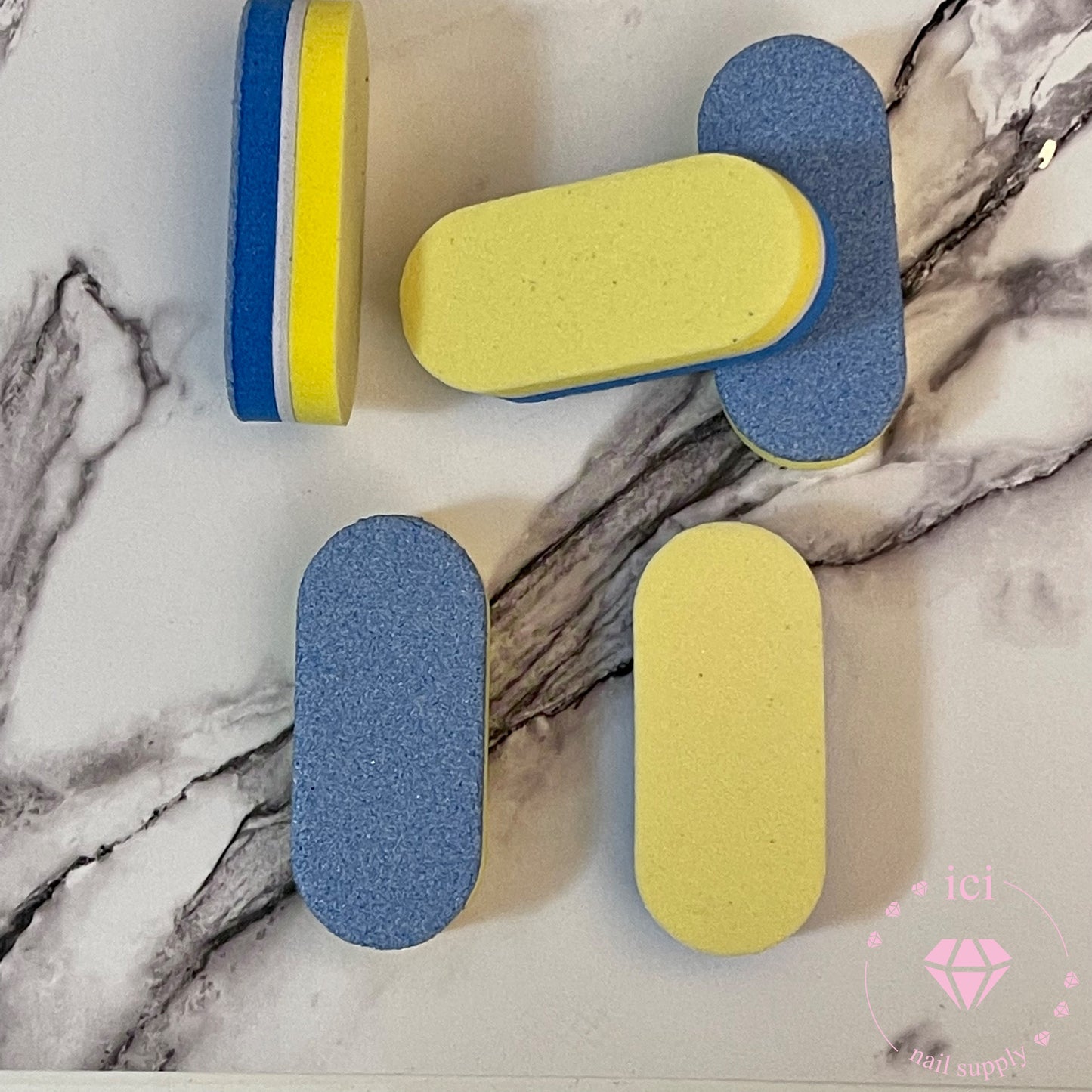 Nail Buffer - Blue/Yellow
