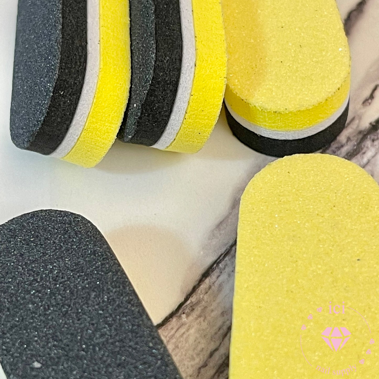 Nail Buffer - Black/Yellow