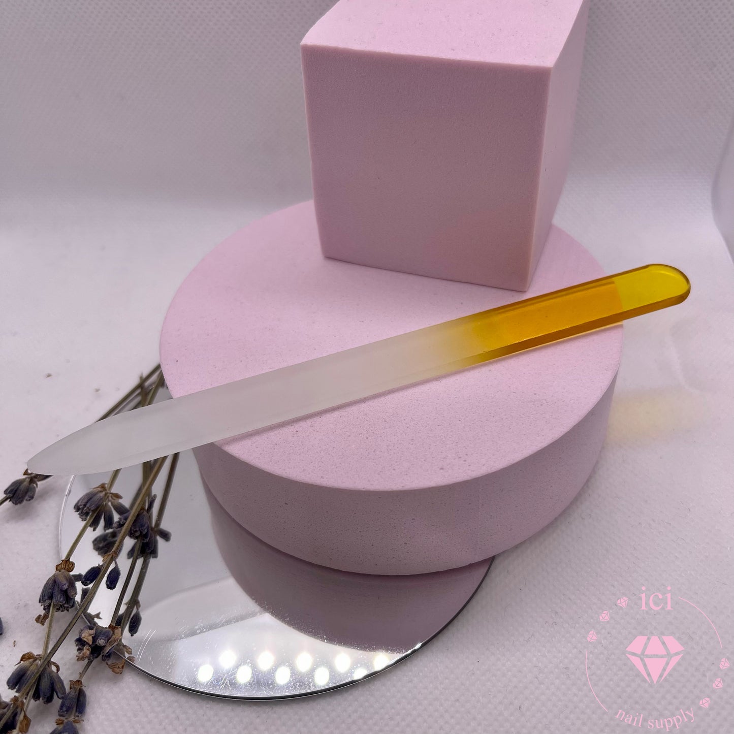Glass File - Yellow