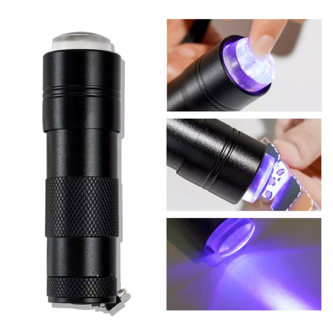 UV Mini Light With Removable Stamper