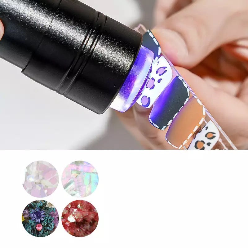 UV Mini Light With Removable Stamper